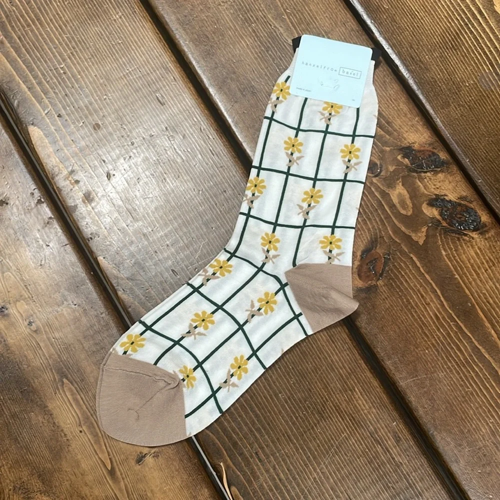 HANSEL FROM BASEL Plot Crew Socks NWT